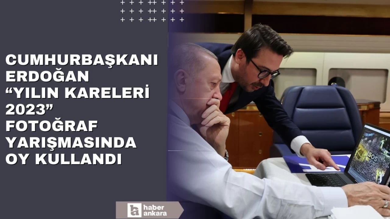 Cumhurbaşkanı Erdoğan AA Yılın Kareleri 2023 oylamasına katıldı