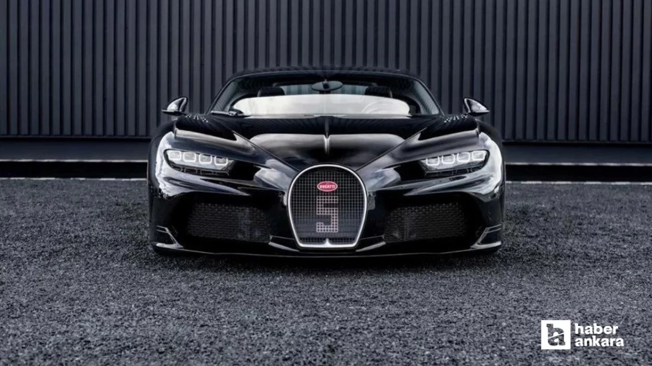 Ünlü otomobil markası Bugatti 1 adet üretilen yeni modelini duyurdu