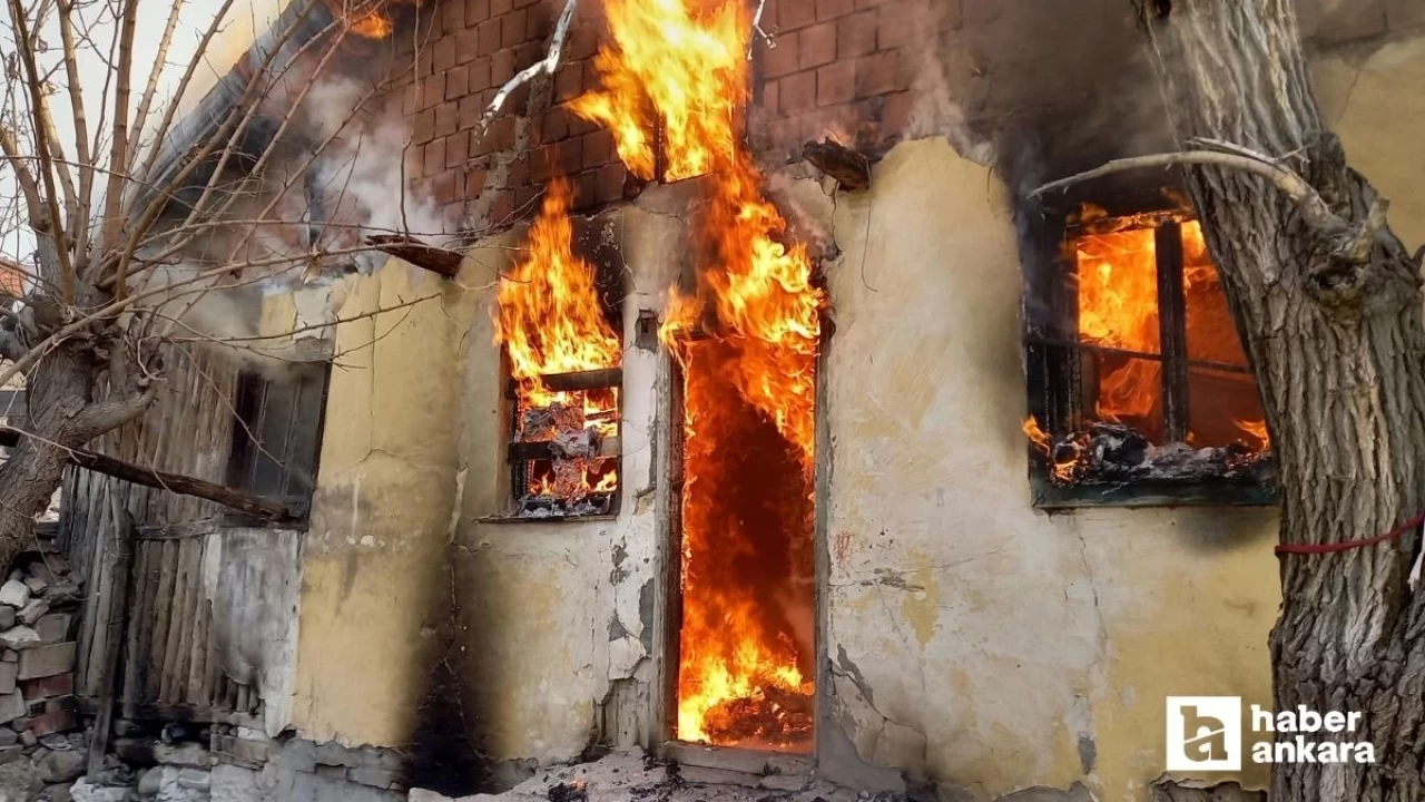 Ankara Beypazarı'nda yangın! Bir çocuk hayatını kaybetti
