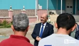 Kalecik Belediye Başkanı Satılmış Karakoç işçilerle bir araya gelerek bayramlarını tebrik etti
