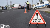 Ankara'da otomobille motosiklet çarpıştı! 4 yaralı
