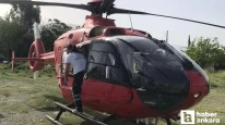 Kalp hastalığı olan 4 günlük bebek, ambulans helikopterle Ankara'ya sevk edildi