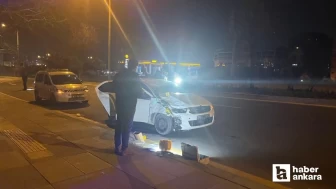 Ankara Etimesgut'ta feci kaza! Otomobil yayalara çarptı