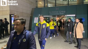 MKE Ankaragücü ile karşılaşacak Fenerbahçe kafilesi Ankara'ya geldi!