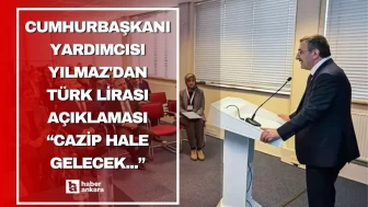 Cumhurbaşkanı Yardımcısı Yılmaz'dan Türk Lirası açıklaması
