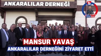 Mansur Yavaş AHİD Ankaralılar Derneğini ziyaret etti! Ankaralı bir aday tercih etme durumunda kaldılar
