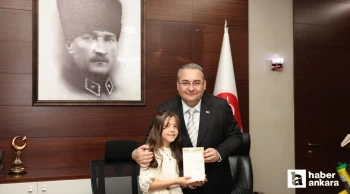 Keçiören Belediye Başkanı Mesut Özarslan 23 Nisan'da koltuğunu şehit kızına devretti