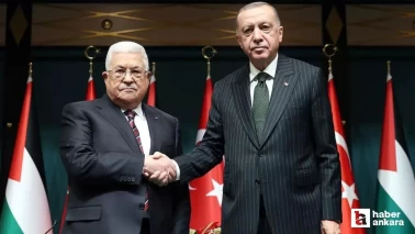 Ankara'da önemli buluşma! Filistin Devlet Başkanı Mahmut Abbas Cumhurbaşkanı Erdoğan ile bir araya gelecek