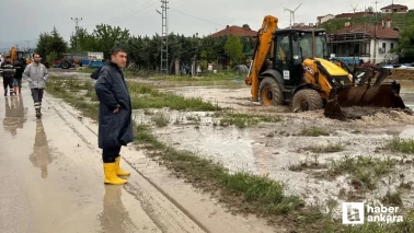 Güdül Belediye Başkanı Mehmet Doğanay yağış sonrası vatandaşa destek mesajı verdi