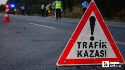 Ankara Beypazarı istikametinde korkutan kaza! Metrelerce savrulan aracın sürücüsü ağır yaralı