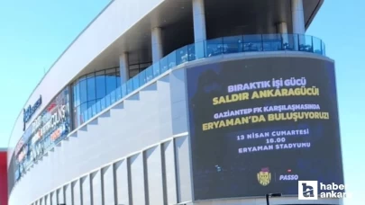 MKE Ankaragücü billboardlar yayınlayarak taraftarlarını Gaziantep FK maçına çağırdı