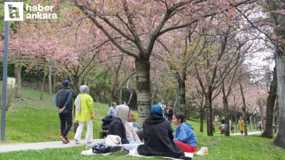 Başkentin parklarına bayramda vatandaşlardan yoğun ilgi!