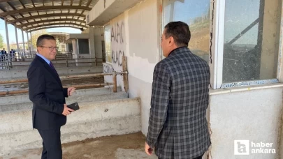 Altındağ Belediye Başkanı Veysel Tiryaki kurban kesim alanında incelemelerde bulundu