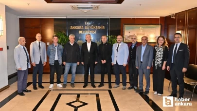 TSYD Ankara Şubesinden Mansur Yavaş’a hayırlı olsun ziyareti gerçekleştirildi