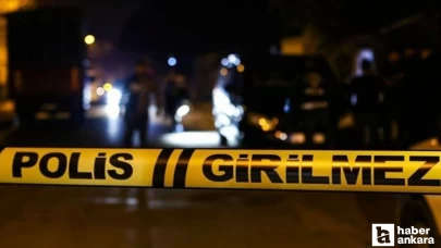 Ankara'da boğazından bıçaklanan kadının saldırıya uğradığı anlar güvenlik kamerasında