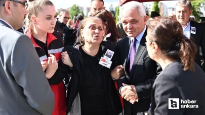 Mamak Belediye Başkanı Şahin Şehit Astsubay Ata Göçmen'i son yolculuğunda yalnız bırakmadı