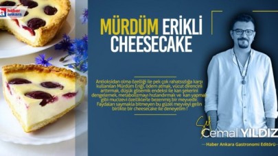 Haber Ankara gastronomi editörü Cemal Yıldız yazdı... mürdüm erikli cheesecake nasıl yapılır?
