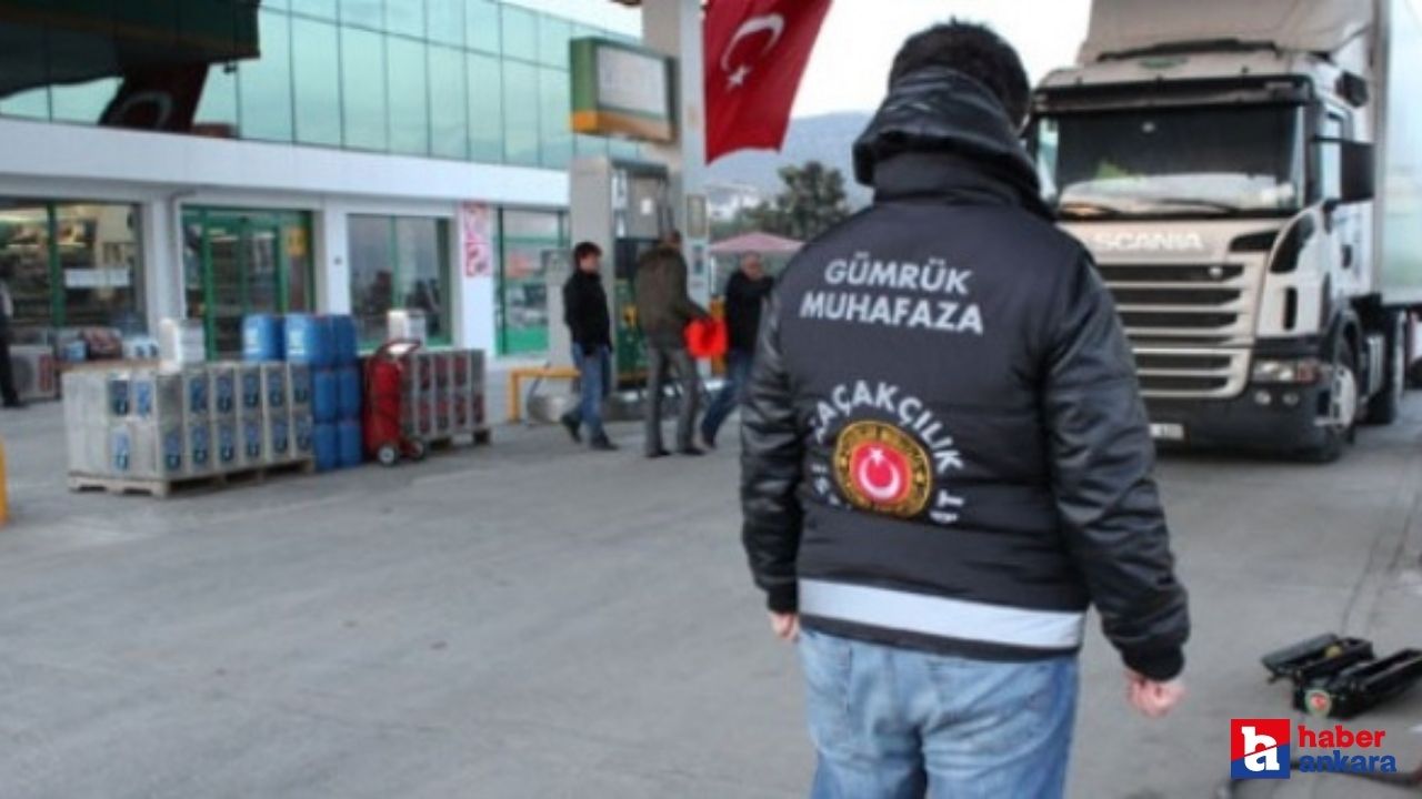 Başkent Ankara'da 1 milyon 365 bin kaçak makaron ele geçirildi!