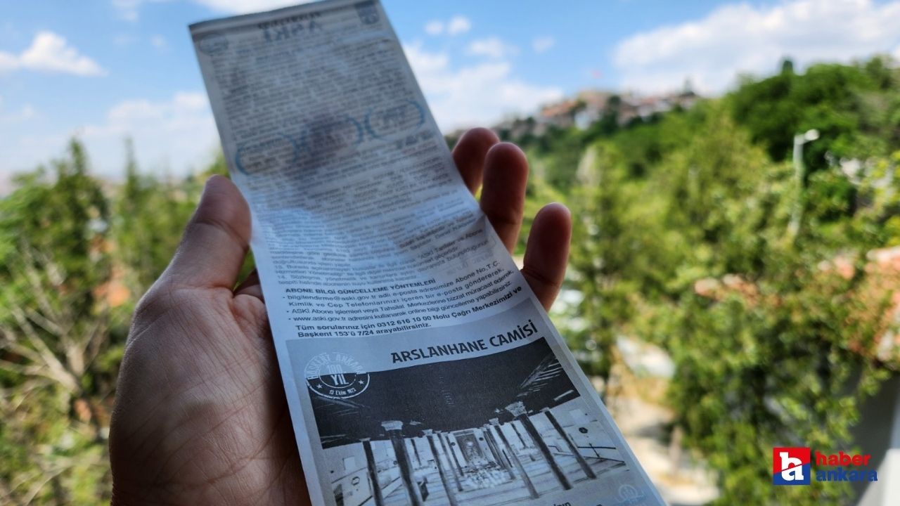 ASKİ faturalarında Ankara'nın hangi kültürel mirası resmedildi?
