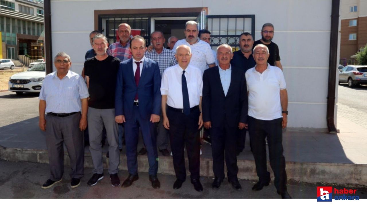 Yenimahalle Belediye Başkanı Fethi Yaşar, dolmuş duraklarını ziyarette bulundu