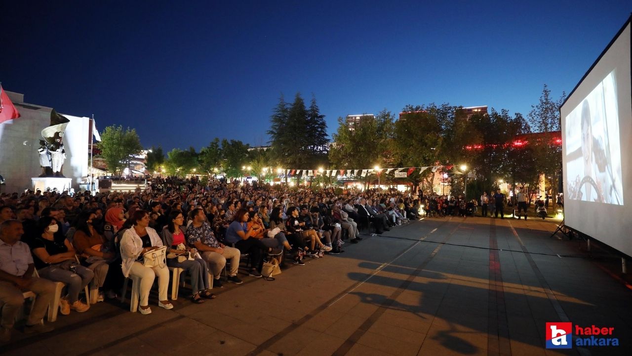 Ankara'nın Yenimahalle Belediyesi'nden Açık Hava Sinema Günleri!
