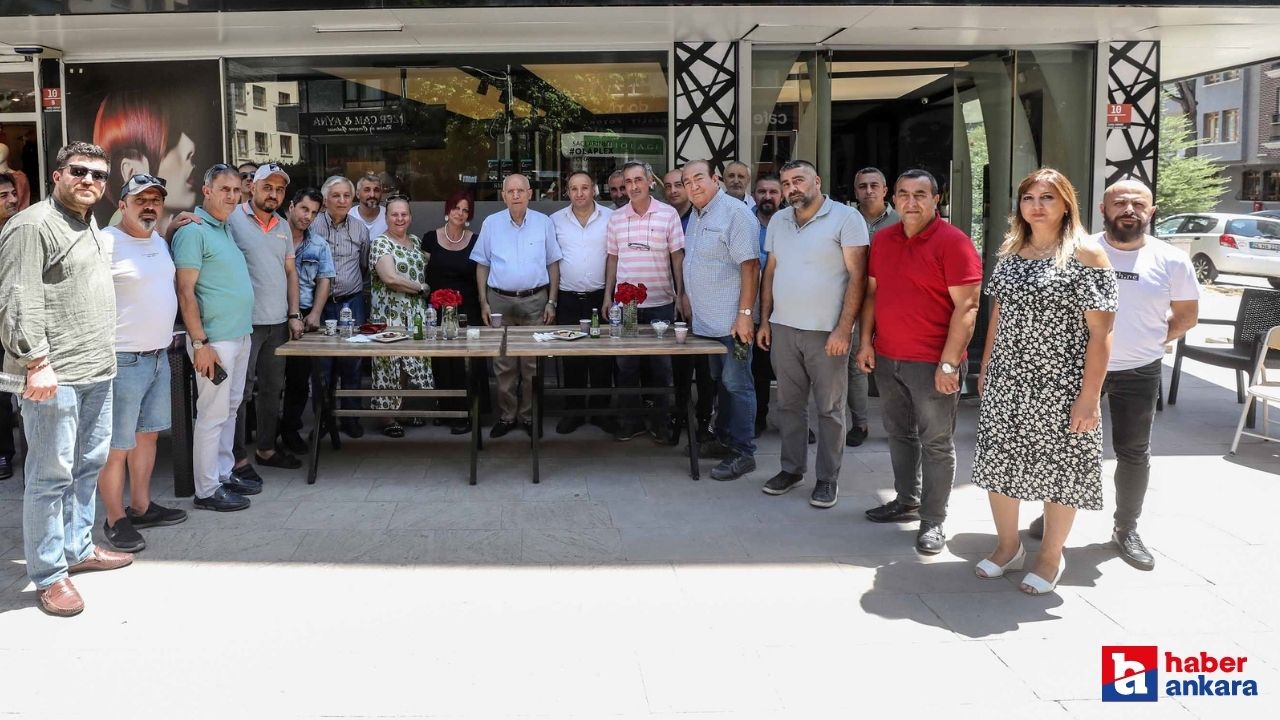 Ankara Yenimahalle Belediye Başkanı Yaşar'dan muhtar ve esnaflara ziyaret