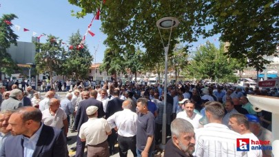 Ayaş Belediye Başkanı Burhan Demirbaş gözyaşları içinde toprağa verildi