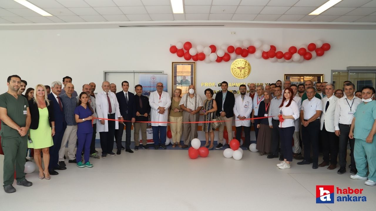 Prof. Dr. Ahmet Çınar Yastı'nın adı Yanık Tedavi Merkezine verildi!