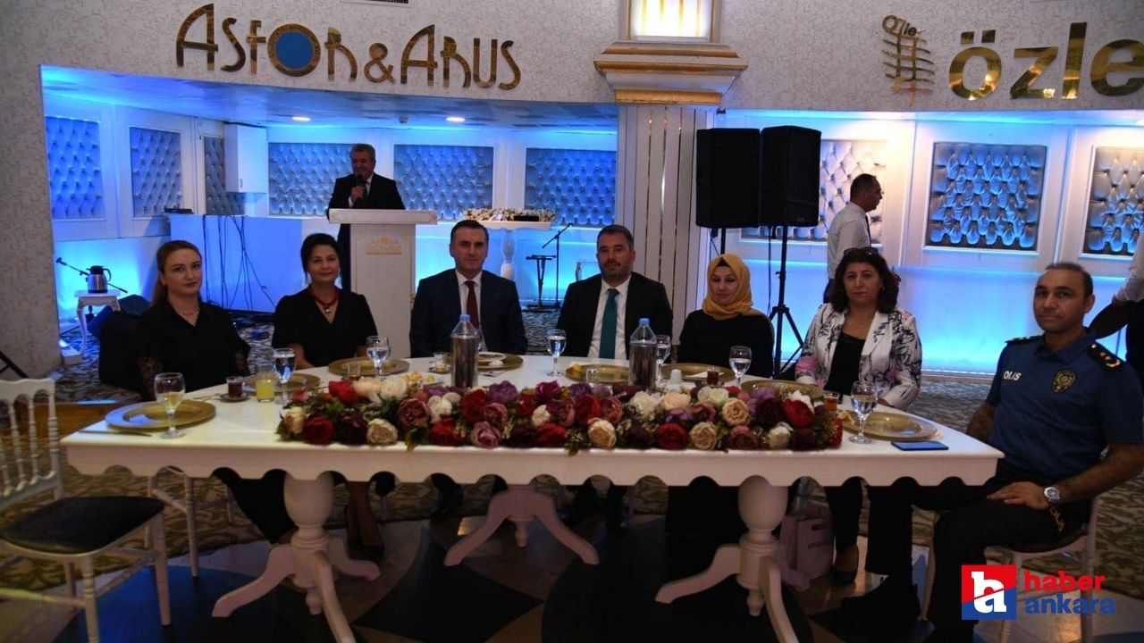 Pursaklar Belediye Başkanı Çetin, Kaymakam Yıldız’a veda yemeği organize etti