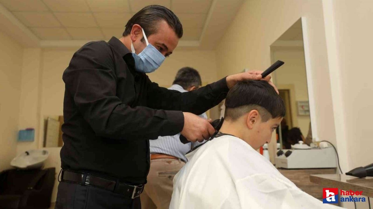 Yenimahalle Belediyesi öğrencilere ücretsiz saç kesimi hizmeti sunuyor!