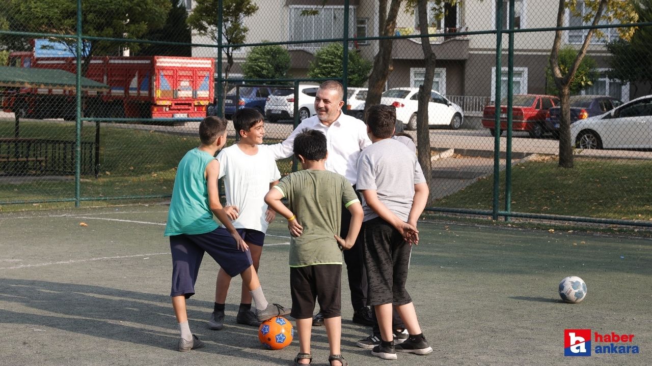 Sincan Belediye Başkanı Murat Ercan, çocuklarla keyifli anlar geçirdi!