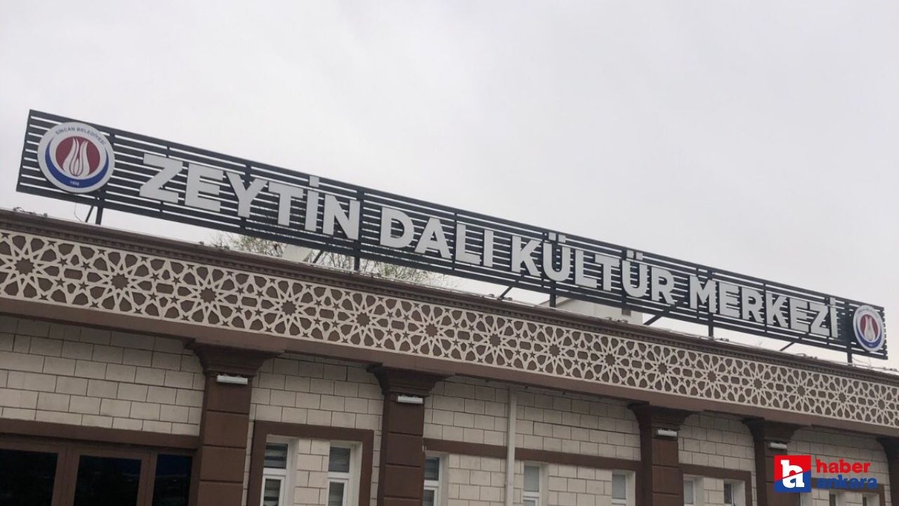 Sincan Belediyesi Zeytindalı Kültür Merkezi ile kadınlara hizmet sunmaya devam ediyor!