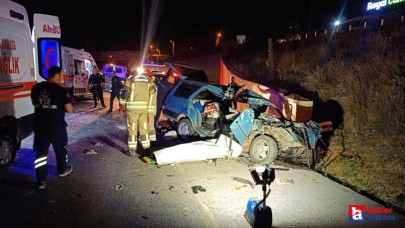 Ankara Elmadağ'da yaşanan trafik kazasında 2 ölü, 6 yaralı