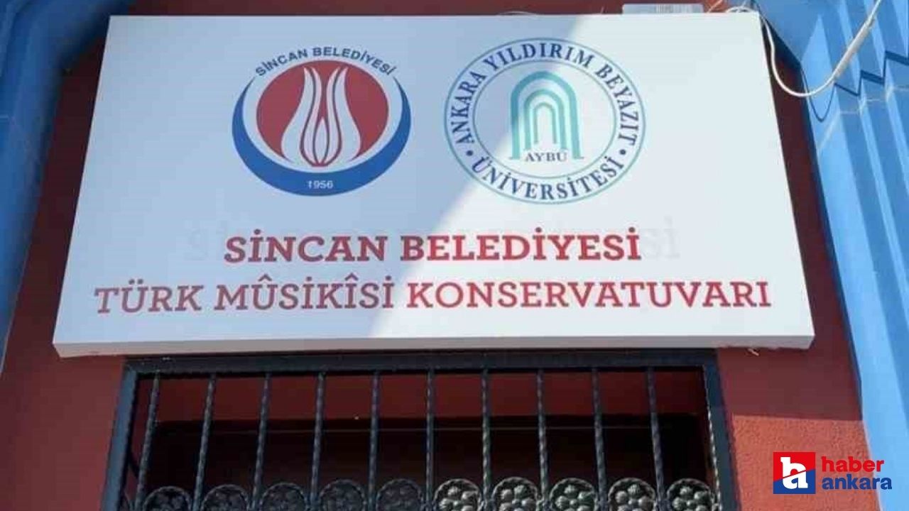 Sincan Belediyesi Türk Musikisi Konservatuvarında yeni eğitim dönemi için ders zili çaldı