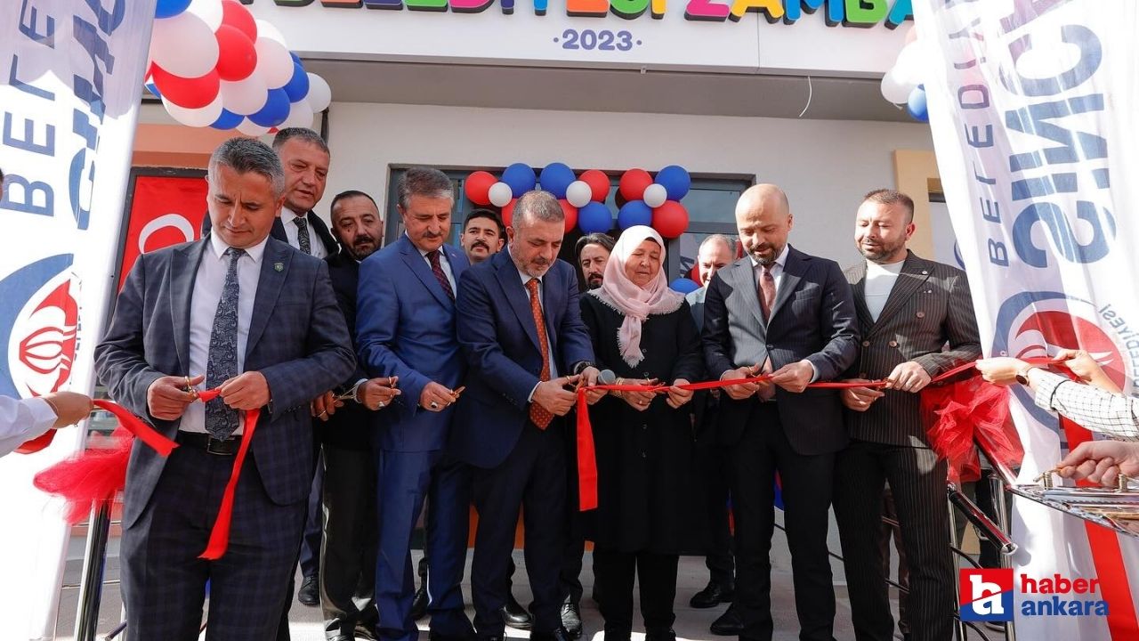 Sincan Belediyesi Zambak Kreşi'nin açılışını gerçekleştirdi