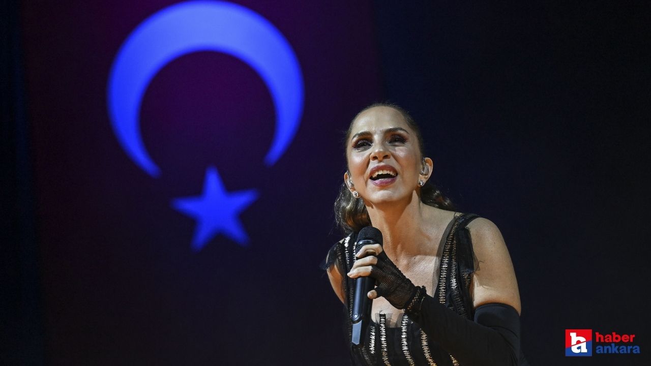 Ankara'nın Başkent Oluşunun 100. yılı kapsamında Sertab Erener konseri düzenlendi
