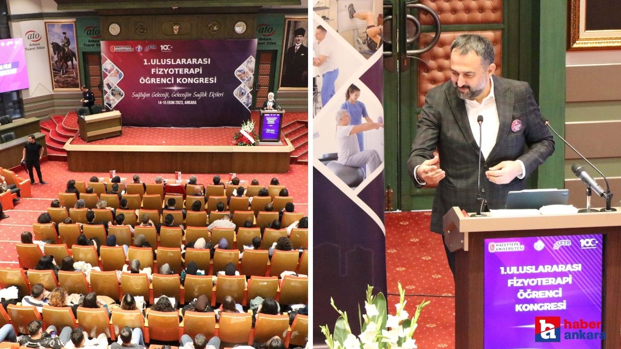 Ankara Kent Konseyi Başkanı ve ATO Başkan Vekili  Yılmaz, Uluslararası Fizyoterapi Öğrenci Kongresi’ne katıldı