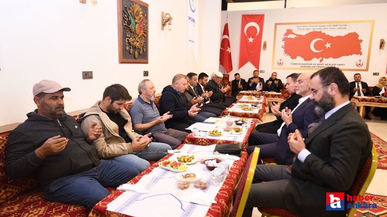 Pursaklar Belediye Başkanı Çetin'den Şehit Yunus Yılmaz’ın şehadetinin yıl dönümüne özel ziyaret