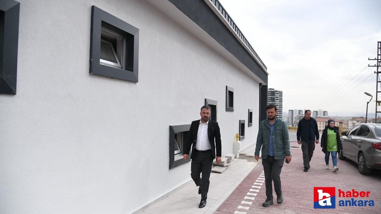 Pursaklar Belediyesi Kapalı Spor Kompleksi açılışa hazırlanıyor