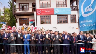 MHP Nallıhan İlçe Başkanlığının yeni binası açıldı!