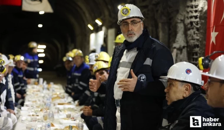 Bakan Işıkhan Ankara'da bir maden ocağını ziyaret etti!