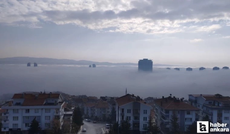Ankara'da yoğun sis!