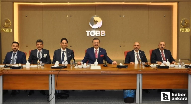 TOBB Başkanı Hisarcıklıoğlu ETB Meclis üyeleri ile buluştu!