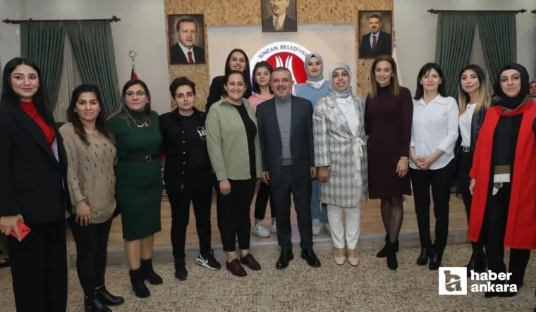 Sincan Belediye Başkanı Murat Ercan kadın çalışanlar ile iftar yemeğinde bir araya geldi