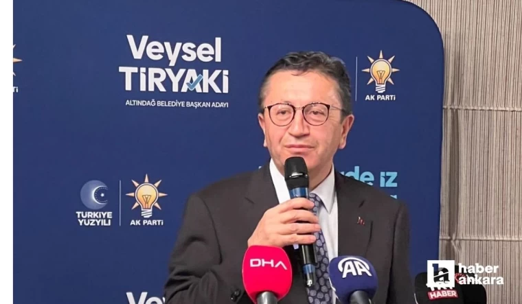 AK Parti Altındağ Belediye Başkan Adayı Veysel Tiryaki sosyal yardım vaatlerini açıkladı