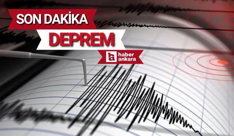 Son Dakika AFAD duyurdu! Tokat'ta 5,6 büyüklüğünde deprem meydana geldi
