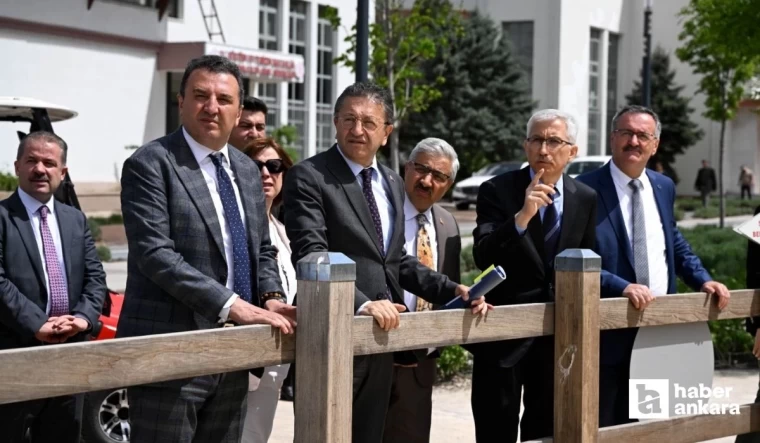 Altındağ Belediye Başkanı Veysel Tiryaki'nin inceleme çalışmalarında son durağı Millet Bahçesi oldu