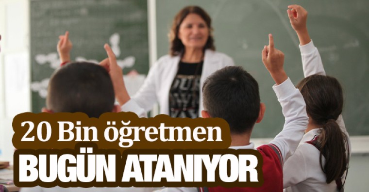 Erdoğan'ın katılımıyla 20 bin öğretmen ataması yapılacak