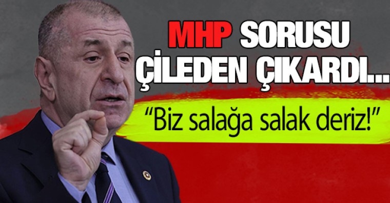 Ümit Özdağ MHP sorusunu duyunca çileden çıktı: Biz salağa salak deriz!