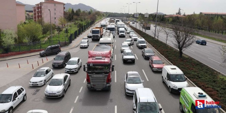 Kurban Bayramı'nda son gün Ankara'da araç yoğunluğu!